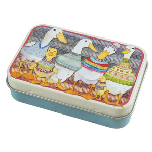 Products: Emma Ball Mini Hinged Tin - Dapper Ducks Fast shipping