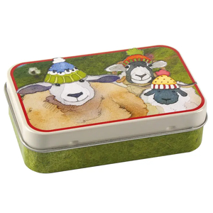 Products: Emma Ball Mini Hinged Tin - Happy Sheep Fast shipping
