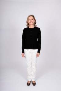 Bella - Essential BTN Cardigan with Panel NB5744