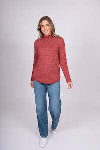 Bella: Bella - High Crew Cross-over Hem FB5408