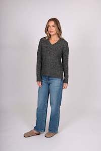 Bella: Bella - Cross-Over Vee Colour Block Pullover FB5405