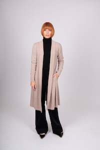 Bridge Lord: Bridge & Lord - Long Line Cable & Rib Trim Cardi BL5632