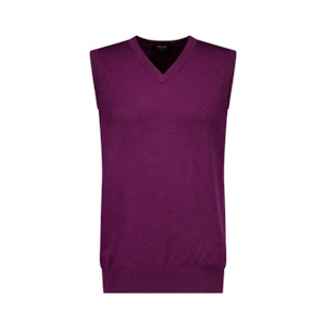 Fields Classics: Fields Knitwear - Sleeveless Vest with Rib Basque FL870