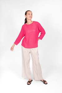 Bridge & Lord Horizontal Knit Dolman Pullover - BL5208