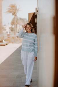 Bella Stripe Pullover - FB5253