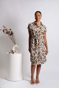 Bridge & Lord - Printed Cotton Button Through Dress BL4246