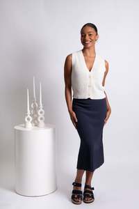 Bridge & Lord - Rib V-Neck Vest BL4206