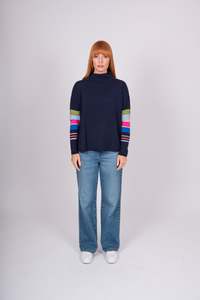 Bridge Lord Outlet: Bridge & Lord - Stripe Sleeve Pullover BL5621