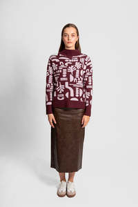 Fields - Jaquard Oversized Pullover FK6034