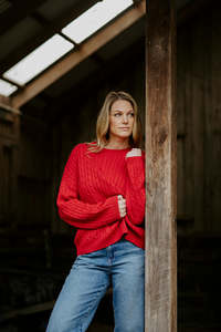 Fields - Oversized Cable Pullover FK6019