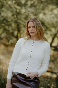 Fields - Crew Cardi w Multi Buttons FK6007