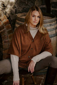 Fields - Knit Poncho FK6003