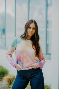 Bella - Digital Print Pullover FB6407