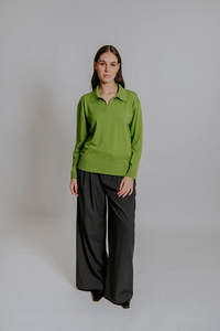 Knitwear: Bella - Polo Collar Pullover FB6428