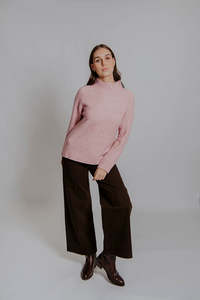 Bella - Chevron Pointelle Pullover FB6414