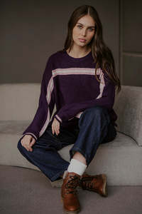 Bella 1: Bella - Yoke Stripe Pullover FB6413