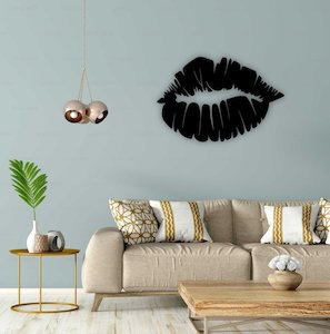 Laser Art: The Kiss Wall Art