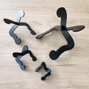 Laser Art: Display Stand Medium - Satin Black Finish