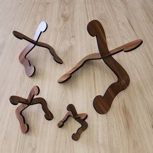 Display Stand Medium - Stained Rimu Finish