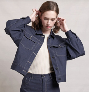 Products: Pump It Up Jacket Indigo - Fifty Five