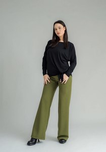 Products: Dolly Lounge Pant Green Waffle - Fifty Five