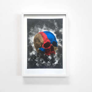 Jacob Yikes- M/K Press x Fiksate- 'The River Boils' - Framed