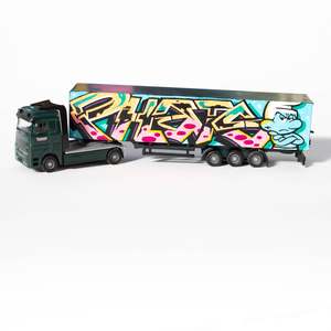 Sculptures: Phat One TMD - Graffiti Truck & Trailer 2