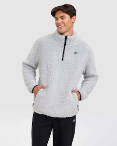 Mens Mens Apparel Mens Hoodies Crews: Men's Max Teddy Qtr Zip