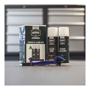 Oils Lubricants Cleaning: Oxford Mint Motorcycle Chain Clean & Lube Kit