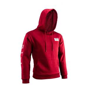 Casual Jerseys Jackets: Leatt Core Hoodie - Ruby
