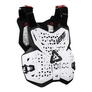 Chest Protection: Leatt 1.5 Chest Protector - White