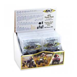 Hardware: Bolt ATV Track Pack - 6 Kits in POP Display