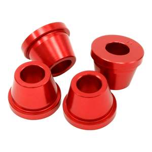 Hard Parts: Zeta Rubber Killer - Red 4pcs Kawasaki KX, KX250F '04-, KX450F '11-