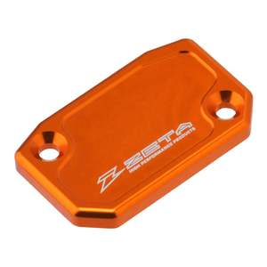 Hard Parts: Zeta Front Brake Reservoir Cover Brembo/KTM, Husqvarna, GasGas - Orange