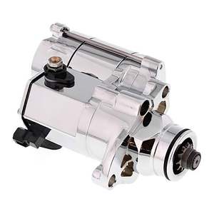 HD STARTER MOTOR - CHROME 80-1014