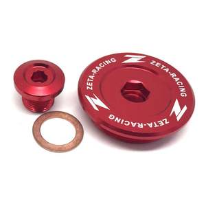 Engine: Zeta Engine Plugs Suzuki DRZ400S/SM '00- - Red