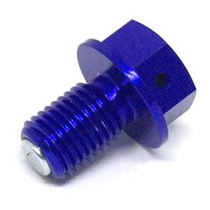 Engine: Zeta Magnetic Drain Bolt M10x1.25x15 - Blue