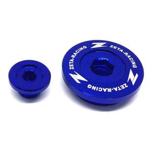 Engine: Zeta Engine Plugs Kawasaki KX250/F '11-19, KX450F '09-18 - Blue