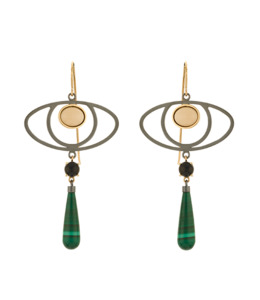 Products: Oculus. Malachite - Filigree Jewellery Christchurch, New Zealand