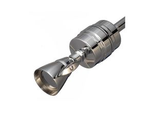 Products: SPRITE High Output Chromed Brass Filter plus Adjustable Shower Head