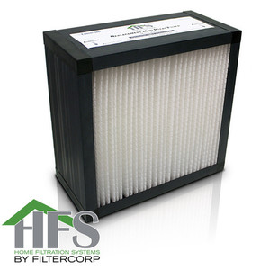 HFS Home Ventilation Filter - F8 ABS Frame Mini Pleat HRV Gen2 PN 200625 filtercorphealth