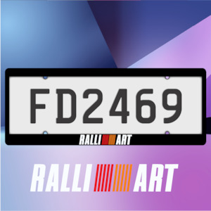 Cars: Ralliart Plate Frames