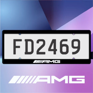 AMG Plate Frames
