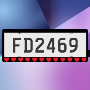 Featured: Love Hearts Plate Frames