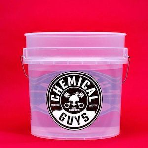 NEW HEAVY DUTY ULTRA CLEAR DETAILING BUCKET, 4.5 GAL