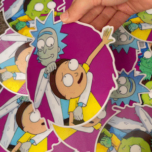 Motion Stickers: Rick & Morty