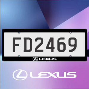 Lexus Plate Frames