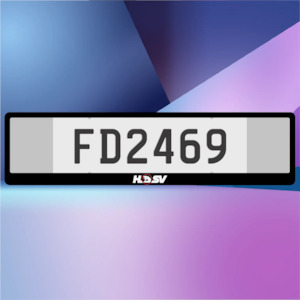 Number Plate Frames: HSV Euro Plate Frames
