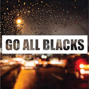 Stickers: GO ALL BLACKS Inverted