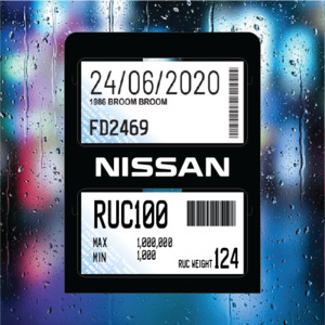 All: Nissan - Double Pocket Rego/RUC Holder